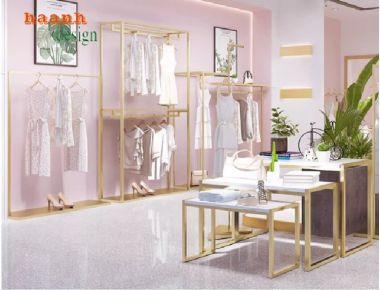 Kệ sắt treo quần áo thời trang cao cấp – Thiết kế theo yêu cầu-KST 005