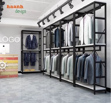 Thỏa sức sáng tạo cùng kệ treo quần áo sắt-KST 004