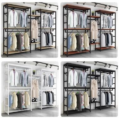 Thỏa sức sáng tạo cùng kệ treo quần áo sắt-KST 004