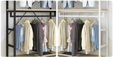 Thỏa sức sáng tạo cùng kệ treo quần áo sắt-KST 004