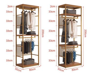 Chắc chắn và bền bỉ từ kệ sắt treo quần áo-KST 003