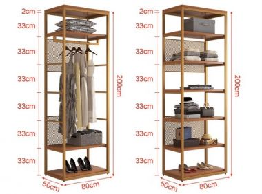 Chắc chắn và bền bỉ từ kệ sắt treo quần áo-KST 003