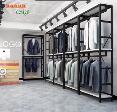 Thỏa sức sáng tạo cùng kệ treo quần áo sắt-KST 004