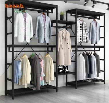 Thỏa sức sáng tạo cùng kệ treo quần áo sắt-KST 004