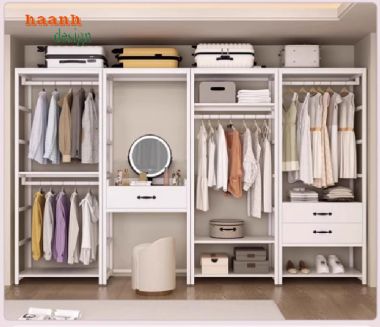 Khám phá những mẫu kệ khung sắt treo quần áo đẹp mắt-KST 002