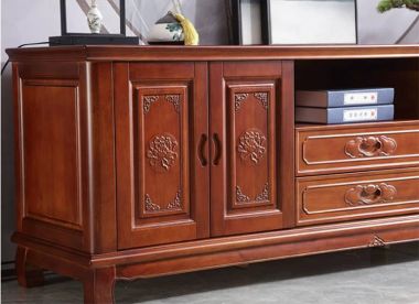 Kệ Tivi Giả Cổ Nhiều Ngăn Cho Phòng Khách - KTV 017