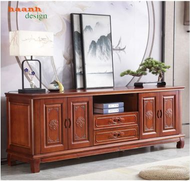 Kệ Tivi Giả Cổ Nhiều Ngăn Cho Phòng Khách - KTV 017
