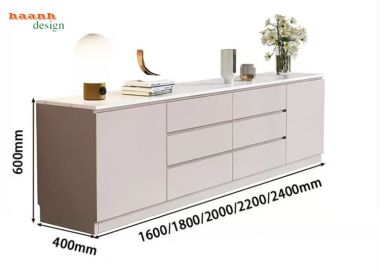 Kệ Tivi Gỗ Công Nghiệp Dáng Dài Nhiều Ngăn Kéo - KCH 012
