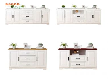 Mẫu Kệ Tivi Gỗ Công Nghiệp Hiện Đại Cao Cấp Xu Hướng 2026-KCH 009