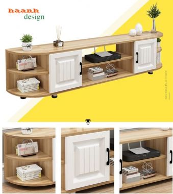 Kệ Tivi Phòng Khách Gỗ Công Nghiệp MDF Chống Ẩm Cao Cấp-KCH 011