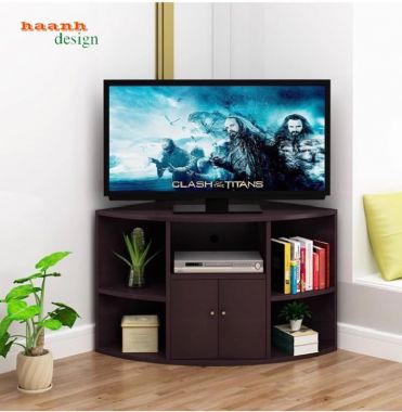 Top mẫu kệ tivi gỗ đẹp thiết kế góc tiện nghi cho gia đình-KCH 006