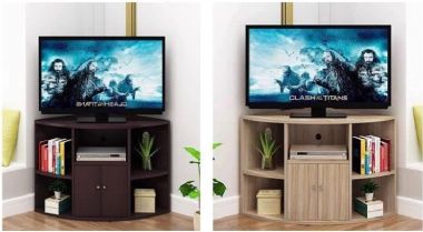 Top mẫu kệ tivi gỗ đẹp thiết kế góc tiện nghi cho gia đình-KCH 006