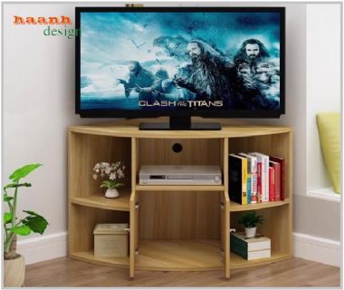 Top mẫu kệ tivi gỗ đẹp thiết kế góc tiện nghi cho gia đình-KCH 006