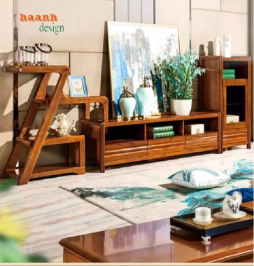 Kệ ti vi gỗ phòng khách hiện đại– Giải pháp nội thất tinh tế-KTH 010