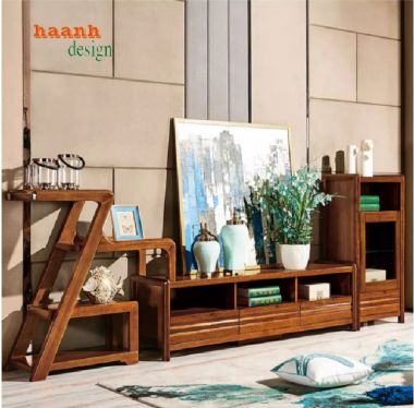 Kệ ti vi gỗ phòng khách hiện đại– Giải pháp nội thất tinh tế-KTH 010