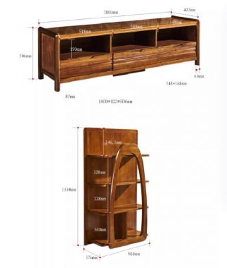 Kệ ti vi gỗ phòng khách hiện đại– Giải pháp nội thất tinh tế-KTH 010