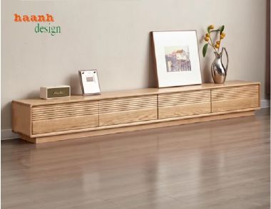 Mẫu kệ tivi phòng khách gỗ sồi đáng mua nhất năm 2025-KTH 011
