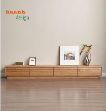 Mẫu kệ tivi phòng khách gỗ sồi đáng mua nhất năm 2025-KTH 011