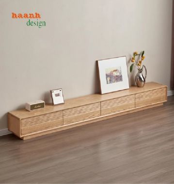 Mẫu kệ tivi phòng khách gỗ sồi đáng mua nhất năm 2025-KTH 011