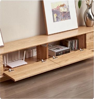 Mẫu kệ tivi phòng khách gỗ sồi đáng mua nhất năm 2025-KTH 011