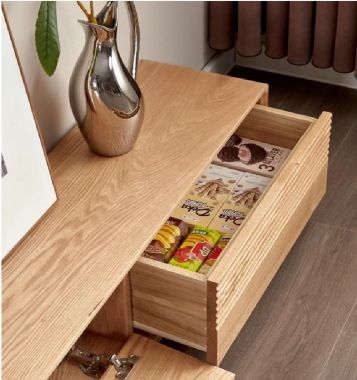 Mẫu kệ tivi phòng khách gỗ sồi đáng mua nhất năm 2025-KTH 011