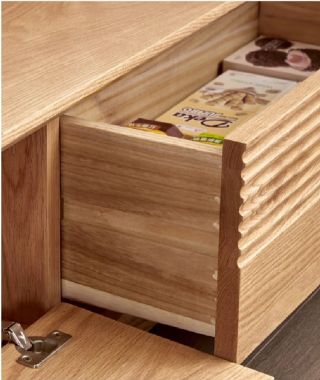 Mẫu kệ tivi phòng khách gỗ sồi đáng mua nhất năm 2025-KTH 011