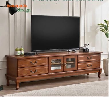 Kệ ti vi gỗ phòng khách tân cổ điển châu âu sang trọng KTD 003