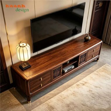 Mẫu Kệ Tivi Tân Cổ Điển Đẹp Sang Trọng Cho Phòng Khách-KTD 012