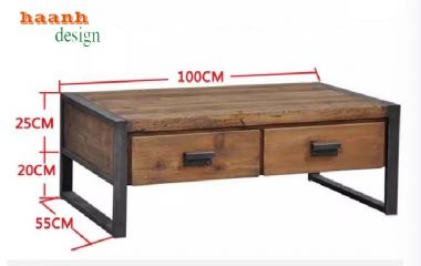 Bùng nổ xu hướng kệ tivi phòng khách sắt gỗ hiện đại-KSG 001