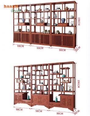 Kệ Gỗ Bày Đồ Trang Trí – Tô Điểm Không Gian Sống-KTT 014
