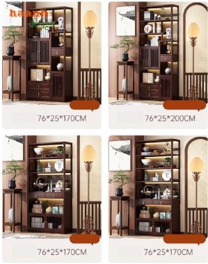 Sáng tạo không gian với kệ gỗ trang trí bày đồ-KTT 012