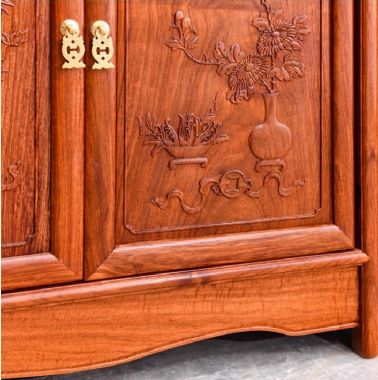 Khung kệ gỗ trang trí phòng khách – Bền đẹp theo thời gian-KTT 016