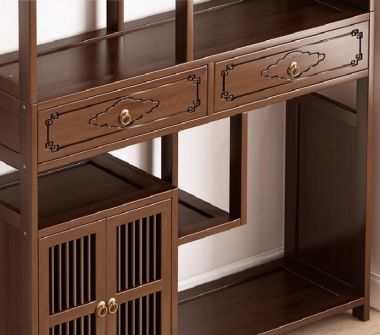 Giá trị sử dụng của kệ trang trí gỗ sồi trong gia đình-KTT 009