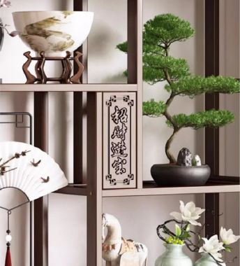 Giá trị sử dụng của kệ trang trí gỗ sồi trong gia đình-KTT 009