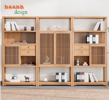 Tăng cường tính thẩm mỹ với kệ gỗ trang trí phòng khách-KTT 007