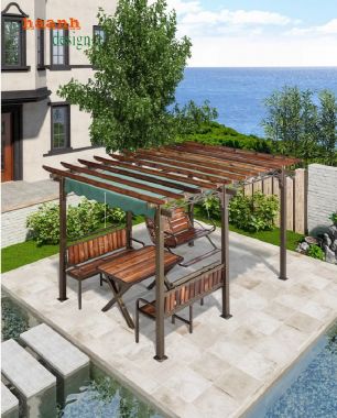 Nhà chòi kẽm sân vườn - Điểm nhấn cho không gian ngoài trời-NSC 014