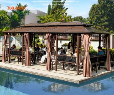 Mẫu chòi sân vườn hiện đại cao cấp – Tùy chỉnh theo yêu cầu-NSC 017