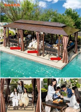 Mẫu chòi sân vườn hiện đại cao cấp – Tùy chỉnh theo yêu cầu-NSC 017