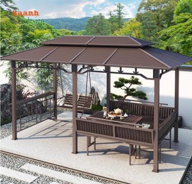 Tạo cảm hứng cho khu vườn với nhà chòi kẽm ngoài trời-NSC 015