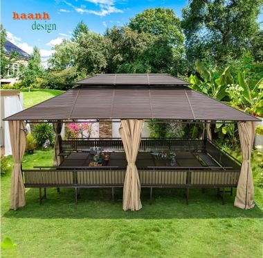 Trải nghiệm tiệc nướng tuyệt vời dưới nhà chòi kẽm sân vườn-NSC 016