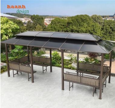 Nhà chòi kẽm ngoài trời - Giải pháp cho không gian sống-NSC 013