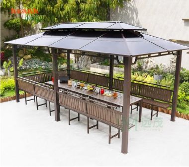 Trải nghiệm tiệc nướng tuyệt vời dưới nhà chòi kẽm sân vườn-NSC 016