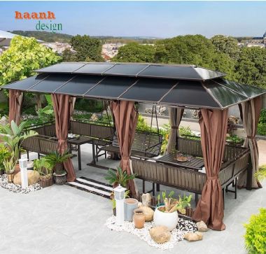 Nhà chòi kẽm ngoài trời - Giải pháp cho không gian sống-NSC 013