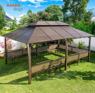 Trải nghiệm tiệc nướng tuyệt vời dưới nhà chòi kẽm sân vườn-NSC 016