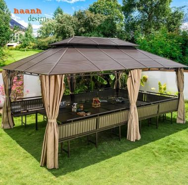 Trải nghiệm tiệc nướng tuyệt vời dưới nhà chòi kẽm sân vườn-NSC 016