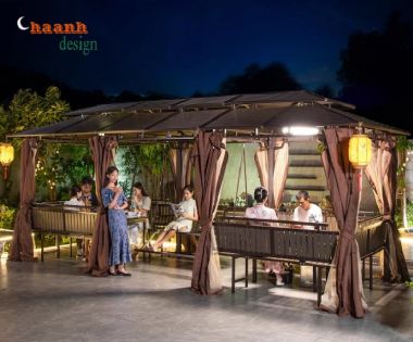 Nhà chòi kẽm ngoài trời - Giải pháp cho không gian sống-NSC 013