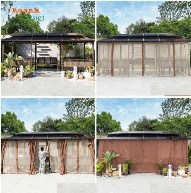 Nhà chòi kẽm ngoài trời - Giải pháp cho không gian sống-NSC 013