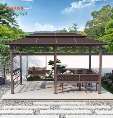 Tạo cảm hứng cho khu vườn với nhà chòi kẽm ngoài trời-NSC 015