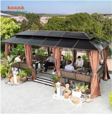 Nhà chòi kẽm ngoài trời - Giải pháp cho không gian sống-NSC 013