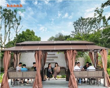 Nhà chòi kẽm ngoài trời - Giải pháp cho không gian sống-NSC 013